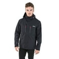 thumbnail image 3 of DLX Veste Imperméable pour Hommes avec Capuche Zippée, Poches et Coutures Fuselées Oswalt, 3 of 11