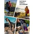 thumbnail image 6 of Women's Cargo Capris Hiking Pants Lightweight Quick Dry Outdoor Athletic Travel Casual Loose Comfy Cute Pockets Deciduous Green M, 6 of 7