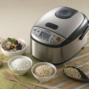 Zojirushi NS-LGC05XB 3 Cup Stainless Steel Micom Rice Cooker & Warmer