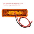 thumbnail image 4 of Camión Llevó La Luz 2 Piezas 3 LED Luz Del Coche Luz De Señal Lateral Resalte Para Camión Amarillo ANGGREK Otros, 4 of 8