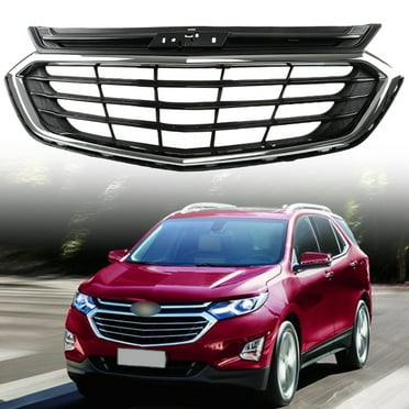 SEBLAFF For 2018 2019 2020 Chevy Equinox Front Bumper Upper Grille Grill Chrome Mesh