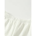 thumbnail image 6 of Fdqin Boys Shorts Sets 6Pcs Letter Print Texture Short Sleeve T-Shirt and Sports Shorts Summer Outfits for Kids White Khaki Grey 9-10 Years, 6 of 8