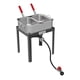 thumbnail image 1 of Freidora doble Gas One con 2 cestas quemadores de propano para cocinar al aire última intervensión, olla de aluminio resistente de 18 cuartos de galón para exteriores con quemador de hierro fundido,, 1 of 5