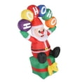 thumbnail image 1 of Santa Claus Inflable De 6 Pies Con Luces LED, Papá Inflable Para Decoraciones Navideñas Al Aire Libre En El Jardín, Césped Y Fiestas En Casa., 1 of 7
