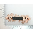 thumbnail image 6 of Faship Smoked Topaz Color Brown Crystal Floral Hair Barrette Clip, 6 of 7