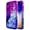 Blue, variant on Apple iPhone XS Max Sparkling Glitter Liquid Floating Hearts Stars With Diamonds Case Cover Pink Purple