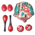 thumbnail image 1 of Juego de instrumentos musicales de 19 piezas, instrumento de percusión para niños, material didáctico para educación temprana, música para bebés y jardín de infantes, 1 of 6