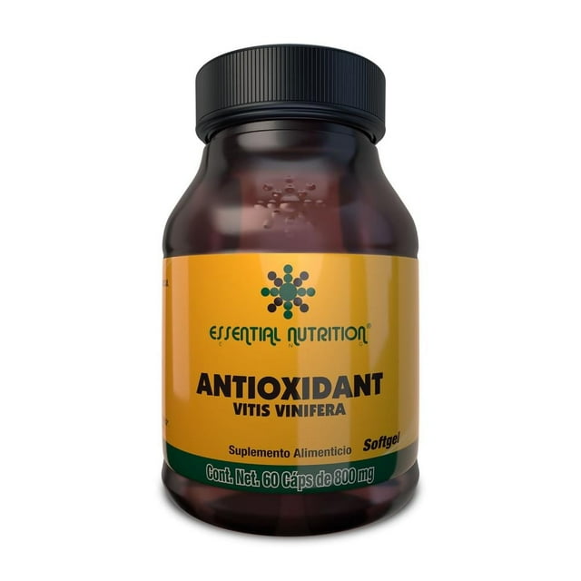Suplemento alimenticio Essential Nutrition Vitis Vinifera 60 cápsulas de 800 mg