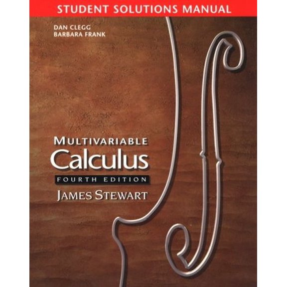 Pre-Owned Student Solutions Manual for Stewart's Multivariable Calculus Paperback