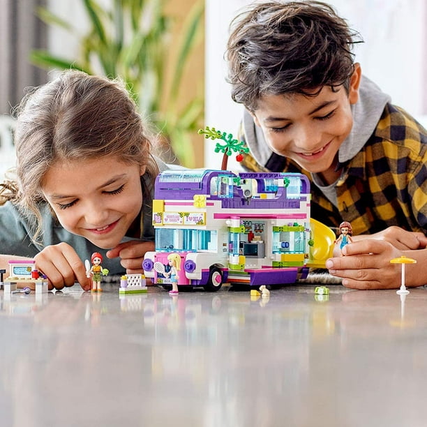 LEGO Friends Friendship Bus 41395 Heartlake City Playset Building Kit Promotes Hours of Creative Play, New (778 Pieces) - Walmart.com