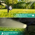 thumbnail image 2 of ZXNYH Solar Lights Outdoor,10 LED Landscape Spotlights Solar Powered Wall Lights 2-in-1 Wireless Adjustable Security Decoration Lighting for Yard Garden Walkway Porch Pool Driveway, 2 of 8