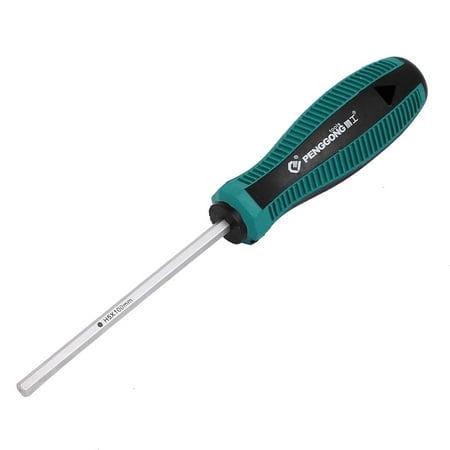 

100mm x 5mm H5 Hexagon Magnetic Tip Nonslip Grip Hex Screwdriver Repair Tool