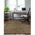 thumbnail image 3 of Unique Loom Braided Jute Collection Area Rug - Assam (8' x 10' Rectangle Black/Natural), 3 of 6
