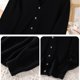 thumbnail image 5 of Cowsor Kids Cardigan Sweater Winter Warm V Neck Cotton Knit Sweaters Fall Fashion Long Sleeve Open Front Button Down Tops, 5 of 6