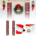 thumbnail image 2 of 1 Par De Adornos Navideños Para La Puerta Principal Estrofas Navideñas Estrofas Navideñas Bonitas Banderas Navideñas Para El Porche Estilos Para Elegir, 2 of 7