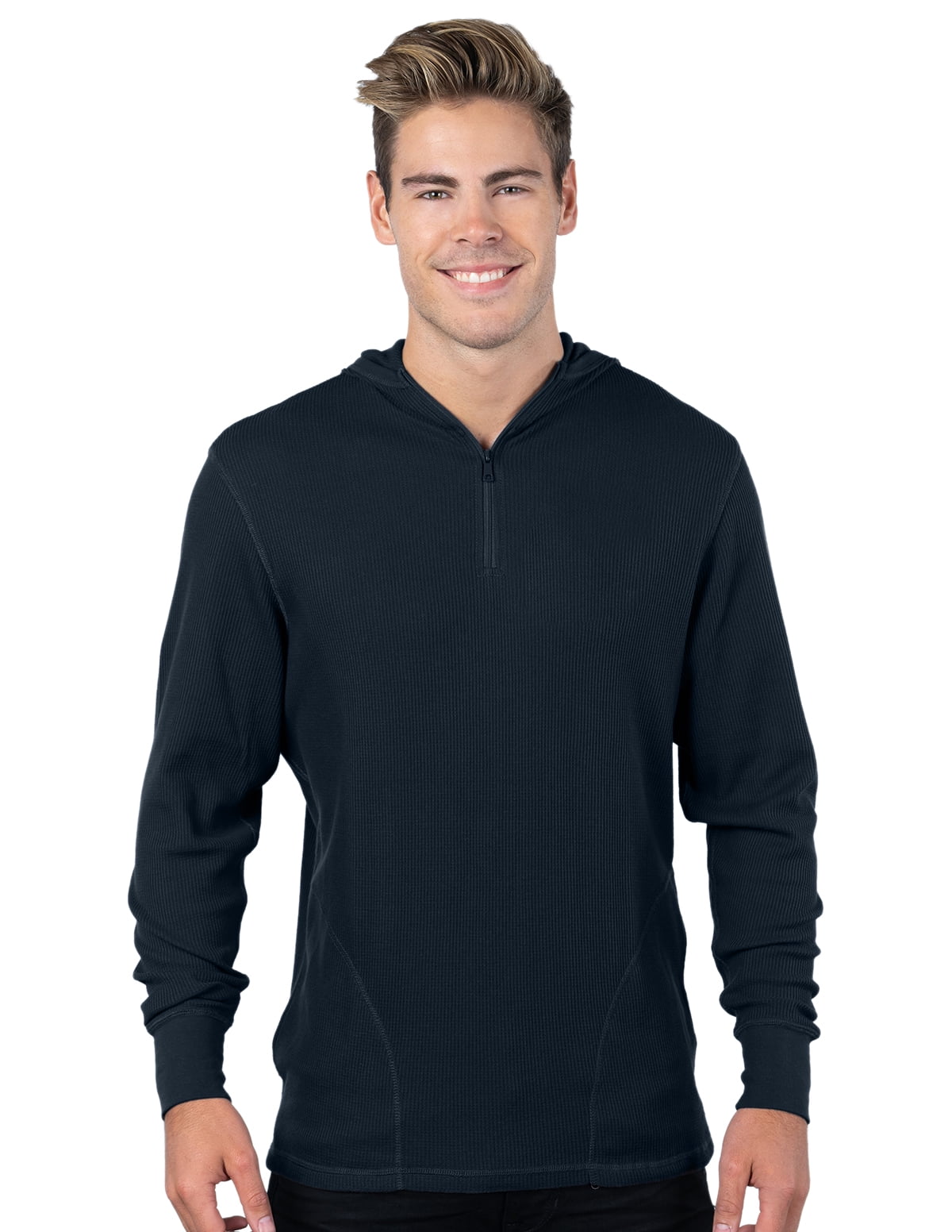 TriMountain TriMountain QuarterZip Hooded Thermal