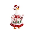 thumbnail image 2 of Christmas Porch Goose Outfit, Hooded Plush Holiday Costume for Festive Yard Decor, Fits Standard 24 Inch Porch Statue, Easy On and Off, 2 of 4