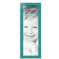 thumbnail image 2 of ArtToFrames 9" x 28" Turquoise Picture Frame, 9x28 inch Blue Wood Poster Frame (WOM-4588), 3 Pack, 2 of 7