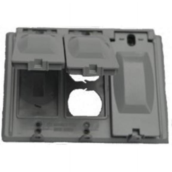 Morris Products 38922 Multi-Use Weatherproof Covers 3 Gang