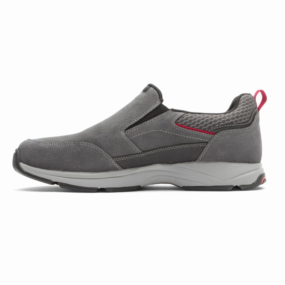 Rockport Men Chranson Sport Low Top Athletic Sneakers Size US 9M Grey Leather Rockport Men main image 3