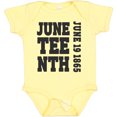 thumbnail image 3 of Inktastic Juneteenth June 19, 1865 Boys or Girls Baby Bodysuit, 3 of 5