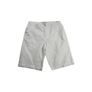 Calvin Klein White Chino Walking Shorts 30