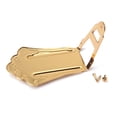 thumbnail image 2 of Miangastore Metal Solid Trapeze Tailpiece String Drawing Board for Jazz Guitar Use Golden 1 Set, 2 of 9