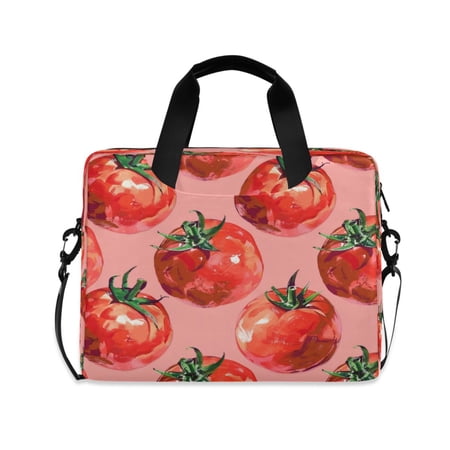 Laptop Bag Laptop Briefcase 15.7 x 3 x 11.8 Inches Laptop Bag Briefcases Laptop Storage Travel Laptop Bag Work Laptop Bag Red Tomato
