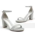 thumbnail image 2 of DREAM PAIRS Women's Chunk Low Heel Pump Sandals, 2 of 5