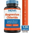 thumbnail image 6 of Nova Nutritions Magnesium Chloride 520mg - Supports Healthy Nervous System - 120 Tablets, 6 of 6