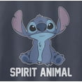 thumbnail image 2 of Junior's Lilo & Stitch Cute and Fluffy Spirit Animal Racerback Tank Top Indigo 2X Large, 2 of 4