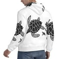 thumbnail image 6 of Goofa Family Of Sea Turtles for Men's Hooded Sweatshirt - Lightweight Pullover Hoodie with Kangaroo Pocket, Perfect for Everyday Wear-Small, 6 of 7