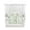 Sage Green White, variant on Blue Aqua Flower Swag Valances for Windows, White Floral Plant Herb Botanical Rod Pocket Sheer Valances for Large Windows, Swag Toppers Light Filtering for Kitchen Living Room 2 Panels 36''x63''