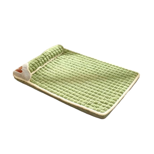 QualitChoice Elastic Cat Bed Mat Anti Slip Bottom For Health Caring Caring For Pets Cervical Vertebrae. Bottom green m:60*40CM