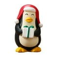 thumbnail image 2 of Yinanstore Christmas Tree Statue Santa Claus Tabletop Decor Christmas Gift Mini Christmas Tree Decorations for Birthday Party Home Decor penguin, 2 of 8