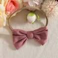 thumbnail image 7 of HCNTES Toddler Baby Girl Outfits Long Sleeve Bow Ribbed Romper Suspender Skirts 3Pcs Outfits Birthday Girl Outfit, 7 of 7