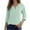 Light Green, variant on XUELUO Boho Tops For Women Autumn Winter Solid Color Jacquard V Neck Long Sleeve Fashion Casual Shirts For Women Tee Shirts Activewear,Beige,S