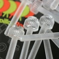 thumbnail image 6 of Pack of 60 Transparent Clear Plastic Acrylic Thumbscrews, slotted+knurled M5 x 30mm, 6 of 6