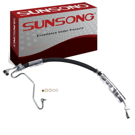 Sunsong Power Steering Pressure Line Hose compatible with Nissan Murano 2009-2014