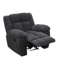thumbnail image 4 of Aukfa 3-Piece Recliner Sofa Set - 43" Oversized Recliner Overstuffed Armchair for Living Room, Corduroy, Gray, 4 of 9