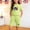 Green, variant on ITSAME 4th of July Girls Outfit Sets American Flag Print Cotton T-Shirt and Shorts Casual Clothes 2-Piece Black Size 13
