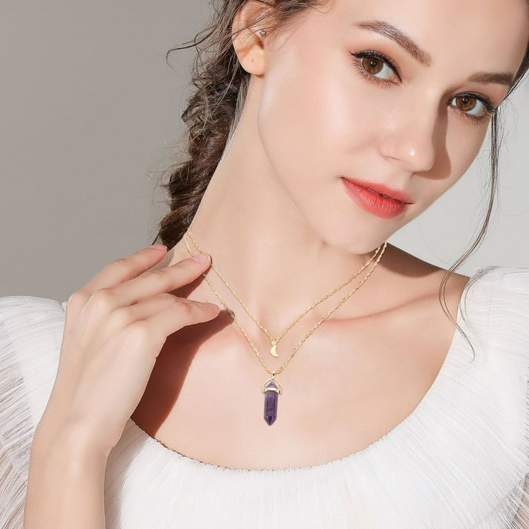 Ausyst Necklaces for Women Ladies Fashion Vintage Sky Moon Pendant Necklace Jewelry Gift Jewelry Jewelry for Women on Sale Clearance