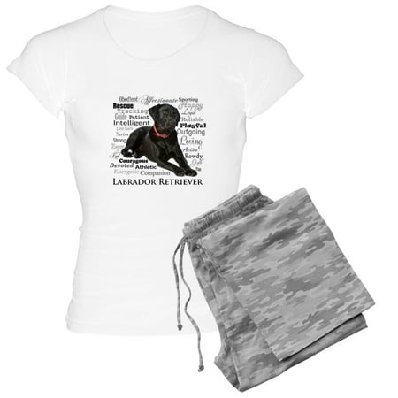 

CafePress - Black Lab Traits Pajamas - Women s Light Pajamas