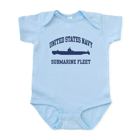

CafePress - Navy Submarine Infant Bodysuit - Baby Light Bodysuit Size Newborn - 24 Months