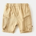thumbnail image 2 of Ruyang Boys Causal Fashion Cargo Shorts Summer Pull On Elastic Waist Athletic Shorts Comfort Daily Acitve Biker Bottoms, 2 of 9
