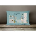 thumbnail image 4 of Carolines Treasures CK7447PW1216 West Siberian Laika Spitz in Bathtub Canvas Fabric Decorative Pillow 12H x16W, 4 of 4