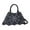 Black, variant on Kugisaki Halloween Purse for Women, Bat wing Shoulder bag PU Leather Spider Web Crossbody Handbag with Strap Chain, Themed Party Daily Commuting Travel