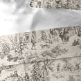 thumbnail image 5 of 6ix Tailors Maison Toile Sepia Comforter and Pillow Sham(s) Set Queen, 5 of 5