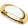 thumbnail image 5 of 6mm Comfort Fit Band in 14k Yellow Gold - Size 8.5, 5 of 9