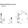 thumbnail image 2 of ZLINE Rembrandt Kitchen Faucet in Matte Black (REM-KF-MB), 2 of 2